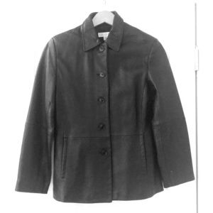 Genuine leather jacket/blazer by Casual Corner